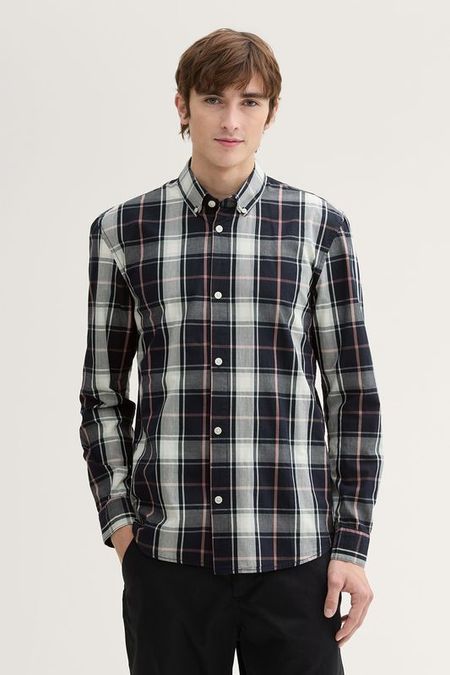 Рубашка хлопковая в клетку TOM TAILOR 3599₽