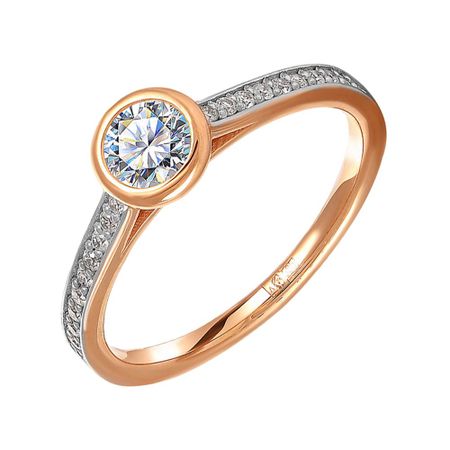 Золотое кольцо с бриллиантами 339990₽