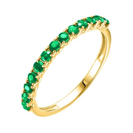 Золотое кольцо с изумрудами 109990₽