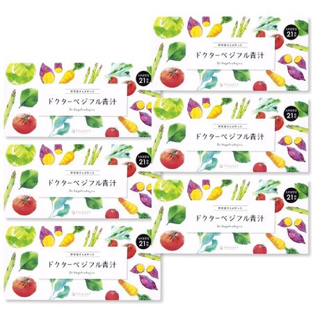 Naturelife Doctor Veggieful Green Juice 6 Box Set Сделано в Кюсю, отечественный ячмень, трава, капуста, вкусный зеленый сок, без добавок, пакетики x 6, без красного солода