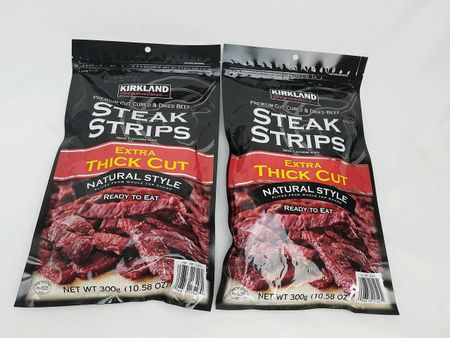 из KARKLAND STEAK STRIPS вяленая говядина 300 г [Набор 2]