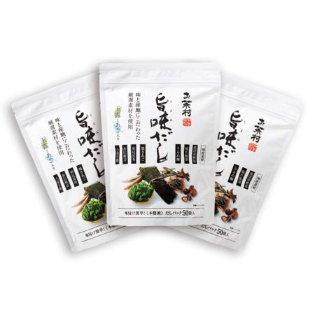 Ochamura Umami Dashi x 50 3 пакета в наборе Gyokuro и chin включены Сделано в Yame Gyokuro Ингредиенты отечественного производства 7 видов Упаковка Dashi Суп Dashi отечественного производства (8g