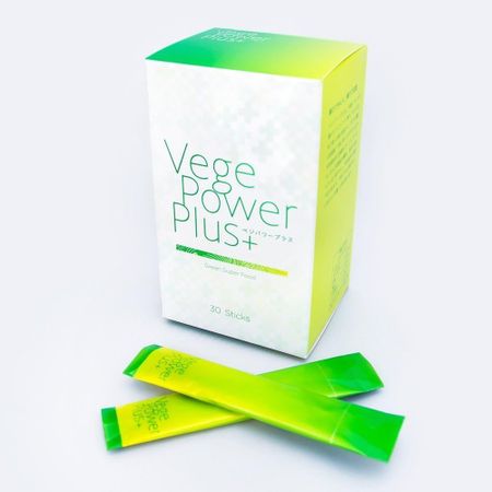 пакетики x Abios Vege Power Plus 1 коробка 2 коробки набор Порошковый зеленый сок [30 2] Co., Ltd. (30 пакетиков) Без глютена Без сахара