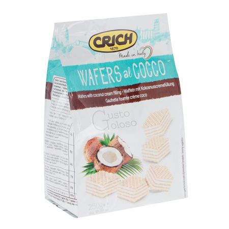 Вафли Crich с кокосово-кремовой начинкой, 250 г