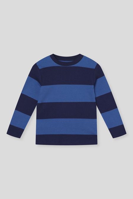 Лонгслив хлопковый в полоску OVS 517₽