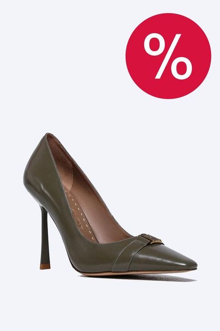 Туфли лодочки кожаные с пряжкой VITACCI 11330₽