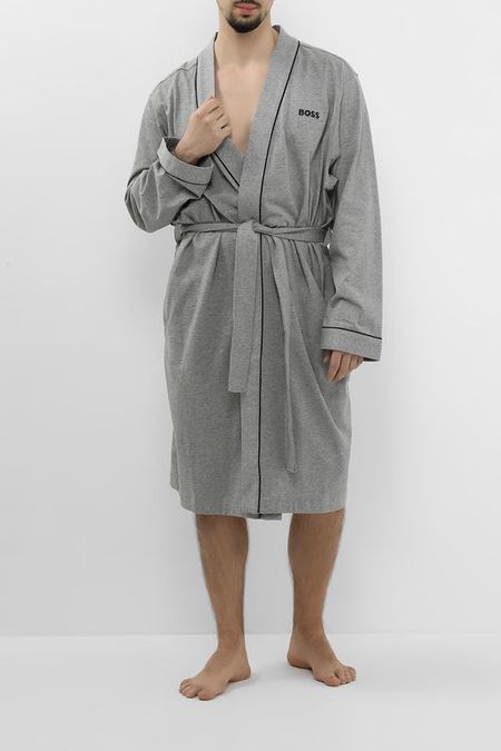 Халат хлопковый с поясом BOSS 11610₽