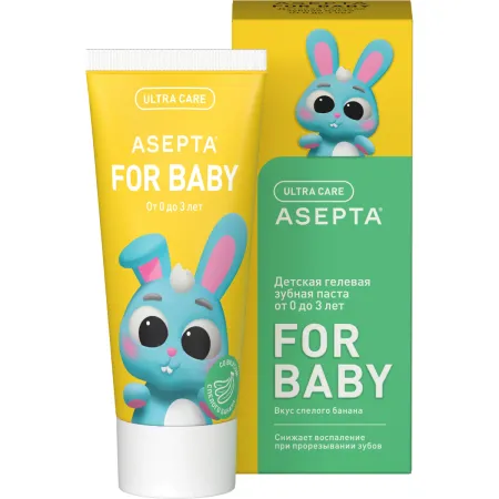 Зубная паста Асепта Baby 0-3 лет банан 230₽
