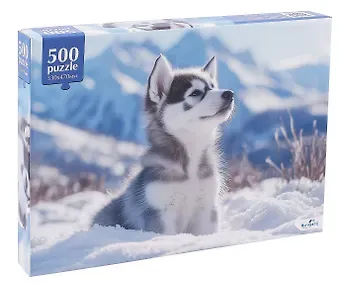 Пазл Origami "Хаски", 500 элементов