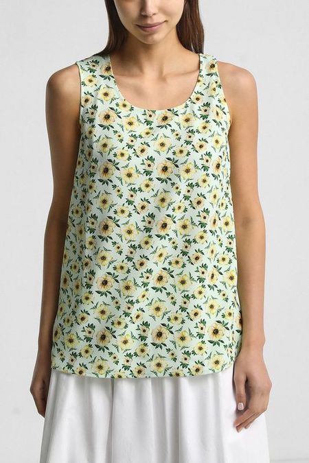 Топ без рукавов с принтом BELUCCI 2827₽