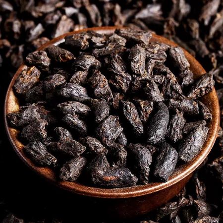 500g Yunnan Menghai Broken Silver Ripe Pu er Tea Brown Rice Fragrance Tea Fossil