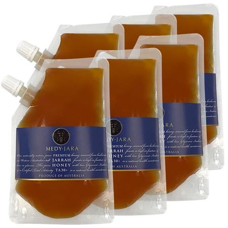 Мед премиум-класса Jarrah Honey TA 130 г x 6 в упаковке Неразогретый сырой мед Та же сила активации здоровья, что и у меда Manuka Honey 30+