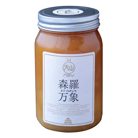 Shinra Bansho Honey 600 г полностью спелый ферментированный мед середины года, не подогретый, [Без добавок, Подарки, Подарки, Подарки, Подарки на конец года, Здоровье, Красота]