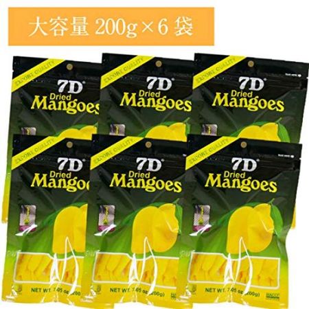 7D Манго сушеные манго 200 г x 6 пакетов Обычный импортный продукт