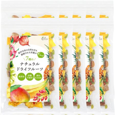 7 видов натуральной смеси сушеных фруктов goji dragon inca x 10 [Перевод продукта] [Choitomo] фрукты, без добавок, без сахара (манго, ананас,