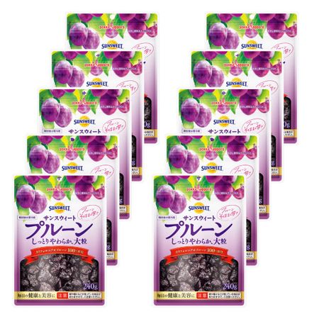 Pokka Sapporo Sunsweet Prunes с застежкой-молнией 240 г x 10 пакетов