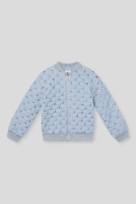 Куртка-бомбер хлопковая с пайетками Choupette 6292₽