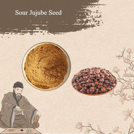 200 г экстракта спермы Ziziphi Spinosae 20:1 порошок семян кислого мармелада Суан Цзао Рен