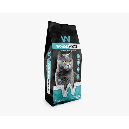 Wonder White Marseille Soap наполнитель для кошек комкующийся c ароматом марсельского мыла - 15,3 кг