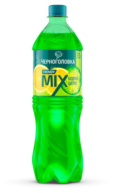 Напиток газированный Черноголовка Trendy Mixes лимон лайм лемонграсс, 1 л