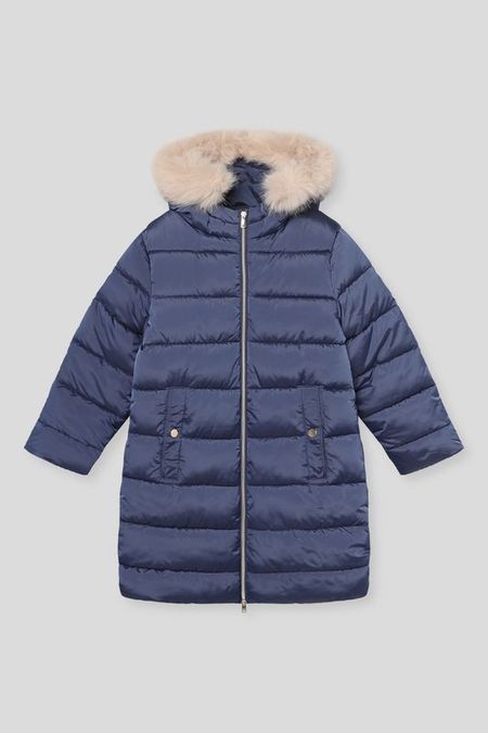 Пальто утепленное с меховой опушкой OVS 8190₽