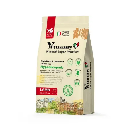 Yummy Linea сухой корм для собак средних и крупных пород, с ягненком / Yummy Linea 2,5 кг