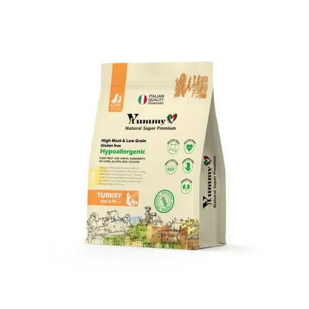 Yummy Linea сухой корм для щенков мелких и миниатюрных пород с индейкой - 08 кг 617₽