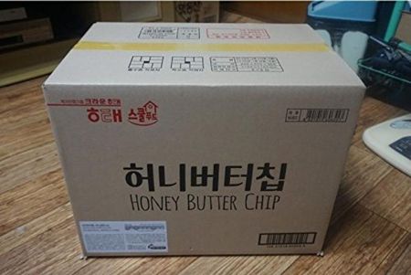 1 коробка чипсов Honey Butter Chip New Haetae Korean Potato Snack Chips Crackers 60 г x 16 шт. Чипсы Honey Butter Chip отправлены [напрямую за границу]
