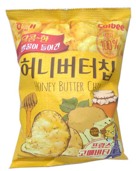 3pcs Honey Butter Chip Shin Haetae Korean Potato Snack Chips Crackers 60g x 3 Honey Butter Chip Direct [Overseas Shipping]
