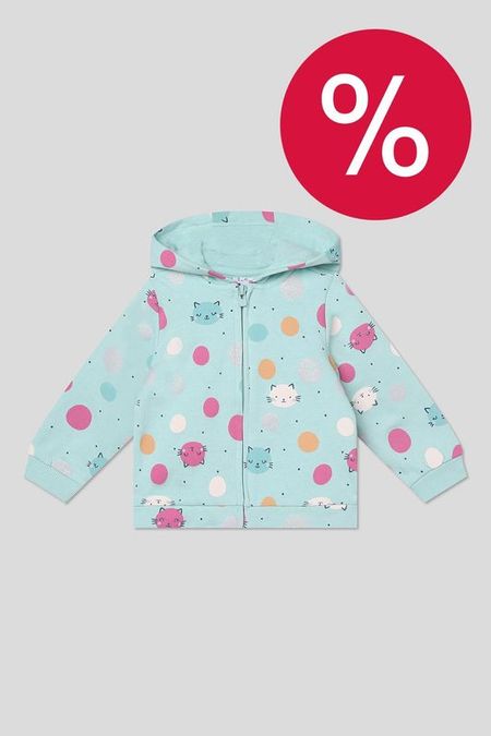 Толстовка хлопковая с капюшоном OVS 1320₽