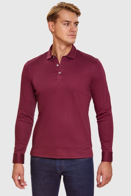 Пуловер поло из хлопка 3495₽