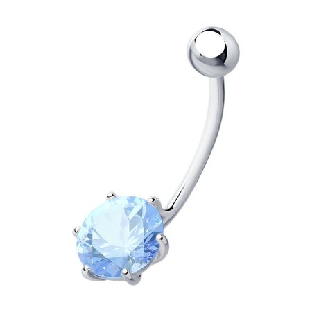 Пирсинг SOKOLOV из серебра с фианитом 1190₽