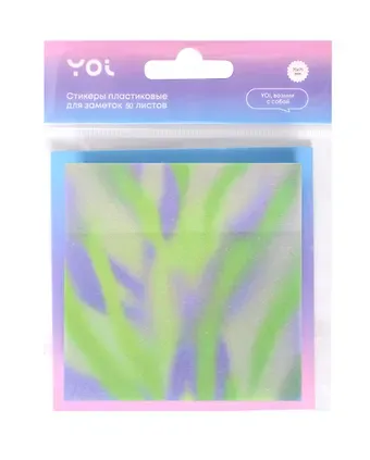 Блок бумаги 75*75 самоклеящийся 45л "Flowers in the mist" , ассорти, инд.уп., подвес
