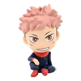Фигурка с подвижной головой Jujutsu Kaisen, Юджи Итадори, YuMe, (6х9х11), (11282)