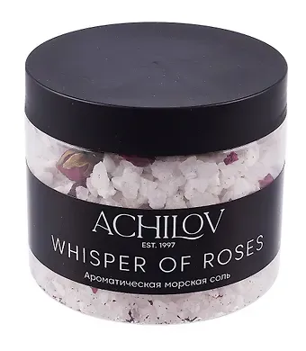 Морская соль с сухоцветами для ванны (Шёпот Роз) (400г) (с-400/ном3)