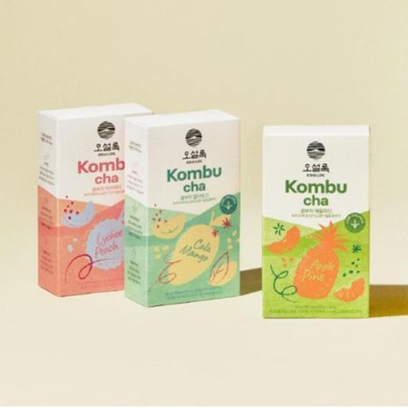 [OSULLOC] Korea Jeju Kombucha Tea 10EA 3types #CALAMANGO