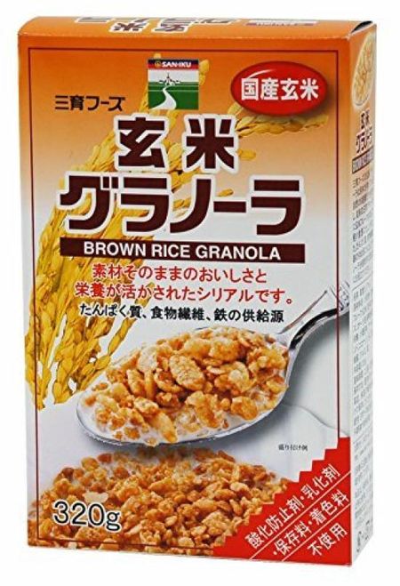 Гранола из коричневого риса Saniku Foods 320 г x 10 наборов