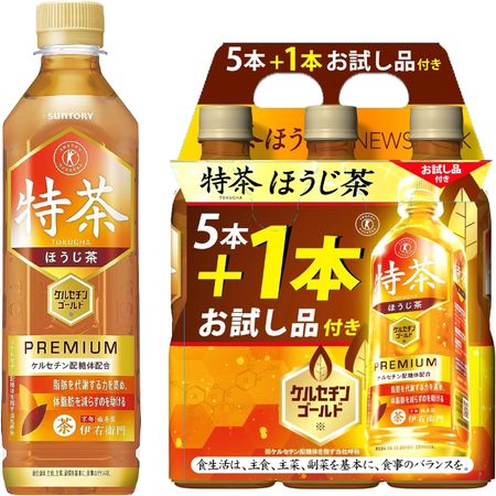 [TOKUHO] Специальный обжаренный чай NEWS Pack Еда для определенных целей в области здравоохранения 500 мл x 20 бутылок + 4 пробных продукта