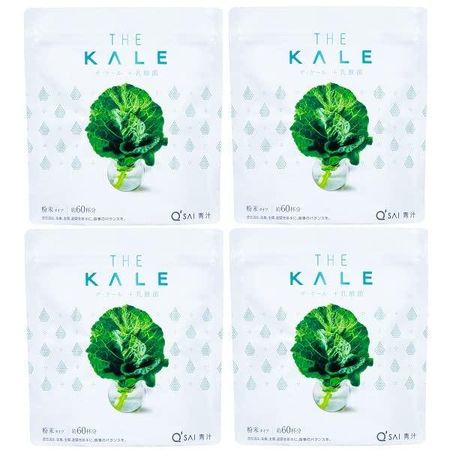 Kyusai Green Juice Kale Молочнокислые бактерии в порошке 420 г 30 дней Оптовая закупка 4 пакетов (приблизительно. поставка)