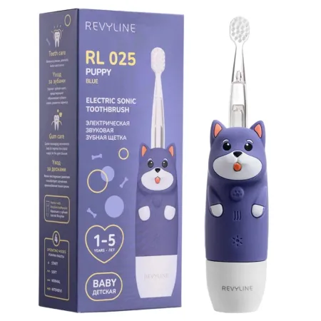 Электрическая зубная щетка Revyline RL 025 Baby Puppy Голубая 2490₽