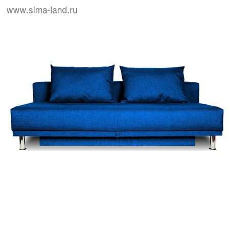 Диван прямой NEXT, спальное место 1200×1950 мм, обивка рогожка, цвет океан