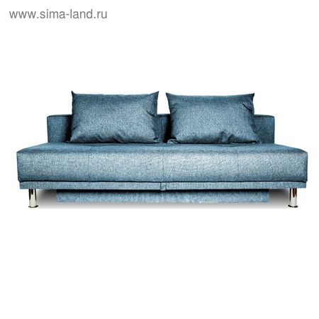 Диван прямой NEXT, спальное место 1200×1950 мм, обивка рогожка, цвет джинсовый