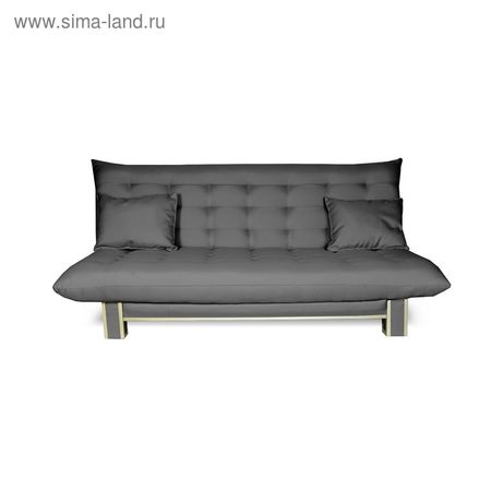 Диван прямой «ПОЛО» Style, спальное место 1200×1850 мм, рогожка, цвет графит