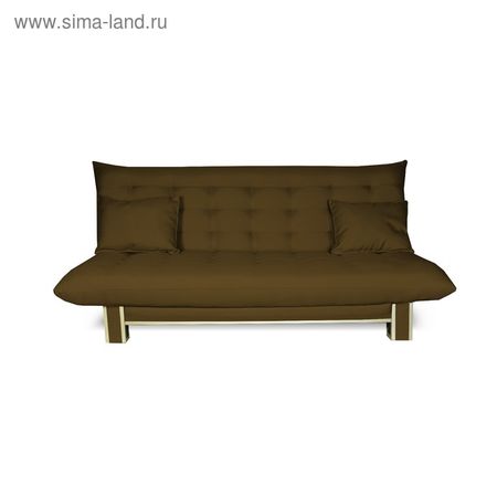 Диван прямой «ПОЛО» Style, спальное место 1200×1850 мм, рогожка, цвет шоколад