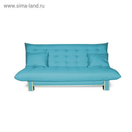Диван прямой «ПОЛО» Style, спальное место 1200×1850 мм, рогожка, цвет лазурь