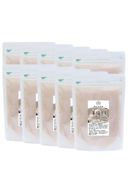 Морская соль Natural Health Company 500 г x 10 шт. из Внутреннего моря Сето для коммерческого использования