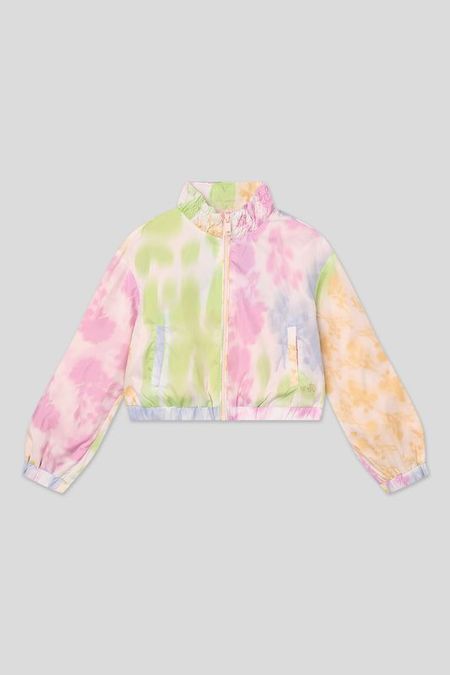 Ветровка с воротником стойкой и принтом Guess 5557₽