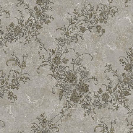 Обои Prima Italiana Legenda 80102 Винил на флизелине 10610 СерыйСеребряныйЗолото Цветы 5200₽