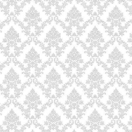 Обои Prima Italiana Arte Bella 80302 Винил на флизелине 10610 БелыйСерый Дамаск 5200₽