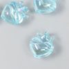 Бусина для рукоделия и плетения «Арт Узор. Сердечко с короной голубое», пластик, 2.1×1.4×2.5 см